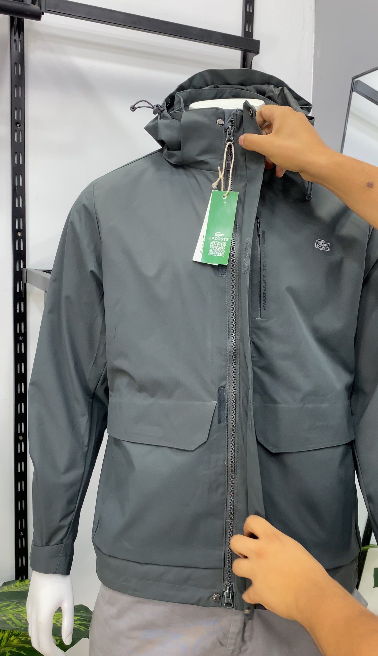 veste impermeable lacoste