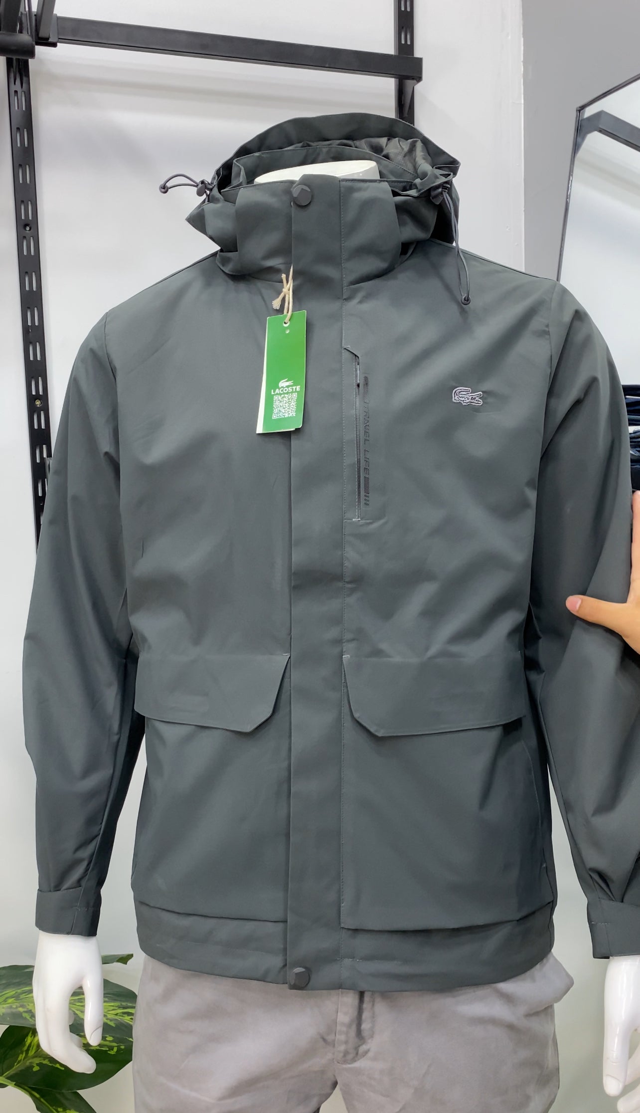 veste impermeable lacoste